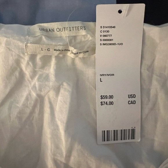 White flowy Urban Outfitters Dress - Picture 3 of 3